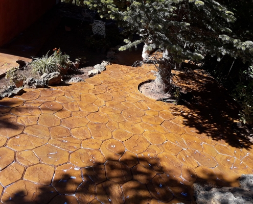 hormigon impreso rustico