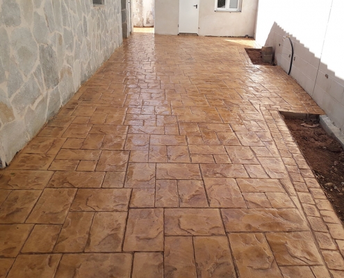 hormigon impreso terraza hormigon impreso terraza